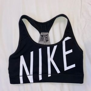 Black Nike Dry Fit Sports Bra